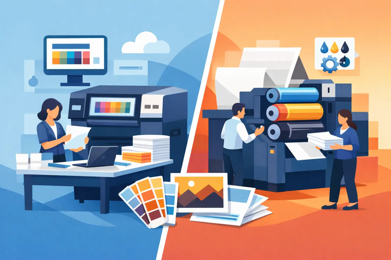 Choosing Digital and Offset Printing Services